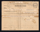 MALAYA - SELANGOR - 1948 - TELEGRAM: Printed 'TELECOMMUNICATIONS DEPARTMENT, MALAYA RECEIVING FORM' sent from IPOH to KUALA LUMPUR with fine TELEGRAPH OFFICE KUALA LUMPUR cds dated 16 JA 1948. Enclosed in the original printed 'TELEGRAM - IMMEDIATE' envelope addressed within Kuala Lumpur. Fine condition for these.  (MYA/43284)