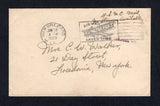 NICARAGUA - 1929 - US MARINES: Stampless cover with 'Gel Paul W Walker 51st Cs 5th Reg 2nd Brig, 9r B, Bluefields, Nic' return address on reverse and manuscript 'U.S.M.C. Mail no stamps available' on front with NEW ORLEANS AIRMAIL machine cancel dated JAN 18 1929. Addressed to NEW YORK.  (NIC/26819)