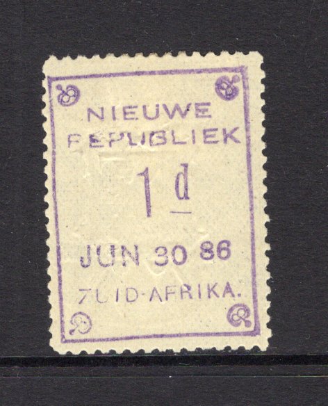 NEW REPUBLIC - 1886 - CLASSIC ISSUES: 1d violet on yellowish paper with embossed 'Arms' dated 'JUN 30 86'. A very fine mint copy. (SG 48)  (NRP/14760)