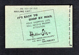 NYASALAND 1954 BOOKLET