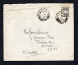 PALESTINE - 1940 - CANCELLATION: Cover franked with single 1927 10m slate (SG 97) tied by SARAFAND cds dated 1 AP 1940. Addressed to UK with arrival cds on reverse.  (PAL/43156)