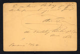 PANAMA 1892 POSTAL STATIONERY & INSTRUCTIONAL MARK