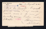 PARAGUAY 1910 POSTAL STATIONERY & CANCELLATION