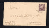 PARAGUAY - 1899 - POSTAL STATIONERY & CANCELLATION: 5c dull violet on cream laid paper postal stationery envelope (H&G B3) used with JBITIMI cds dated 10 JUN 1899. Addressed to ASUNCION with arrival cds on reverse.  (PAR/43471)