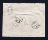 PERU 1945 REGISTRATION & HIGH VALUE FRANKING