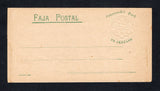 PERU - 1902 - POSTAL STATIONERY: 1c green on pale buff 'FAJA POSTAL' local postal stationery wrapper (H&G E7) with embossed arms at right. A good unused example. Uncommon.  (PER45790)