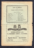 SALVADOR 1938 OFFICIAL MAIL & RATE