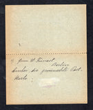 SALVADOR 1895 POSTAL STATIONERY