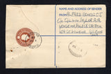 SIERRA LEONE 1959 POSTAL STATIONERY, REGISTRATION & CANCELLATION