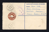 SIERRA LEONE 1959 POSTAL STATIONERY, REGISTRATION & CANCELLATION