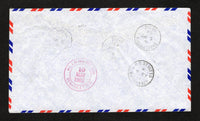 SAINT KITTS & NEVIS 1965 CANCELLATION & REGISTRATION