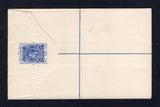 SAINT VINCENT - 1913 - POSTAL STATIONERY: 2d ultramarine on cream GV postal stationery registered envelope (H&G C3, size G) with large 'SPECIMEN' overprint in black.  (STV27390)