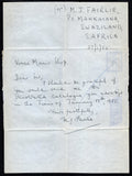 SWAZILAND 1955 POSTAL STATIONERY & CANCELLATION