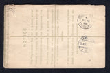 TRINIDAD & TOBAGO 1897 POSTAL STATIONERY, REGISTRATION & CANCELLATION