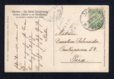 TURKEY - 1918 - CANCELLATION: TURKEY IN EUROPE: PPC franked with 1909 10p green (SG 262A) tied by fine BEBEK cds. Addressed to PERA with arrival cds on front.  (TUR2372)