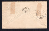 UNITED STATES OF AMERICA 1886 CANCELLATION & DESTINATION