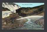 UNITED STATES OF AMERICA - 1917 - ALASKA & MINING THEMATIC: Colour PPC 'Placer Mining in Alaska' franked on message side with single 1914 1c deep green (SG 432) tied by fine strike of KETCHIKAN ALASKA duplex cds dated JUL 18 1917. Addressed to NEW YORK.  (USA45294)