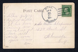 UNITED STATES OF AMERICA - 1910 - ALASKA & CANCELLATION: Colour PPC 'Cattle Scene, Skagway, Alaska' franked on message side with 1908 1c deep green (SG 338) tied by fine strike of SITKA ALASKA cds dated JUL 17 1910. Addressed to CALIFORNIA.  (USA45461)