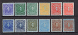 VENEZUELA - 1932 - DEFINITIVE ISSUE: 'Bolivar' definitive issue printed on 'Winchester Security Paper', the set of twelve fine unmounted mint. 1987 Club Filatelico de Caracas certificate accompanies. (SG 414/425)  (VEN/40187)