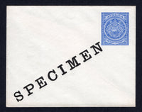 ANTIGUA - 1903 - POSTAL STATIONERY: 2½d ultramarine on white postal stationery envelope (H&G B2) with large 'SPECIMEN' overprint in black.  (ANT/28997)
