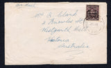 AUSTRALIA - B.C.O.F. JAPAN - 1946 - CANCELLATION: 'British Commonwealth Forces' printed envelope franked with 1946 3d purple brown 'GVI' issue with 'B.C.O.F. JAPAN 1946' overprint (SG J3) tied by AUST ARMY P.O. 241 cds dated 5 AUG 1948 located at ETA JIMA, JAPAN. Sent airmail to AUSTRALIA.  (AUS/13056)