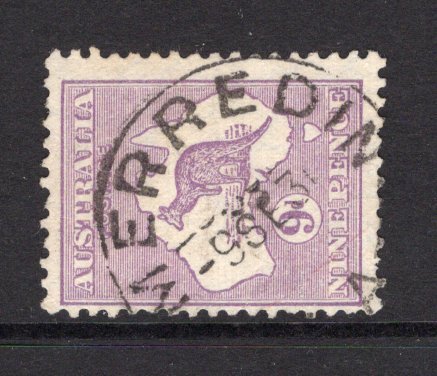 AUSTRALIA - 1929 - CANCELLATION: 9d violet 'Roo' issue used with fine strike of MERREDIN WESTERN AUSTRALIA cds dated 9 SEP 1931. (SG 108)  (AUS/23863)
