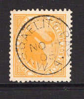 AUSTRALIAN STATES - WESTERN AUSTRALIA - 1905 - CANCELLATION: 2d yellow 'Swan' issue used with fine central strike of ISRAELITE BAY cds dated NOV 14 1905. Scarce. (SG 118)  (AUS/9204)