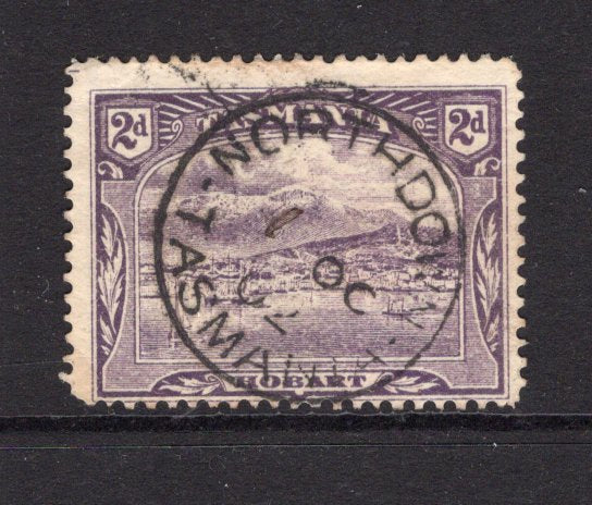 AUSTRALIAN STATES - TASMANIA - 1902 - CANCELLATION: 2d purple 'Pictorial' issue used with complete strike of NORTHDOWN cds dated OCT 1902. Rated 'R' in Campbell & Purves. (SG 239)  (AUS/9405)