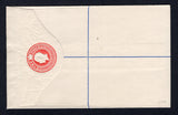 BAHAMAS - 1912 - POSTAL STATIONERY: 2d red 'GV' postal stationery registered envelope (H&G C3a, size G) with large 'SPECIMEN' overprint in black.  (BAH/27364)