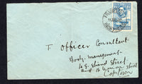 BECHUANALAND - 1942 - CANCELLATION: Cover franked with 1938 1½d light blue GVI issue (SG 120a) tied by fine FRANCISTOWN cds. Addressed to SOUTH AFRICA.  (BEC/17937)