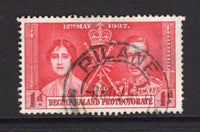 BECHUANALAND - 1937 - CANCELLATION: 1d scarlet GVI issue used with fine strike of PILANE cds dated 8 NOV 1937. (SG 115)  (BEC/23695)