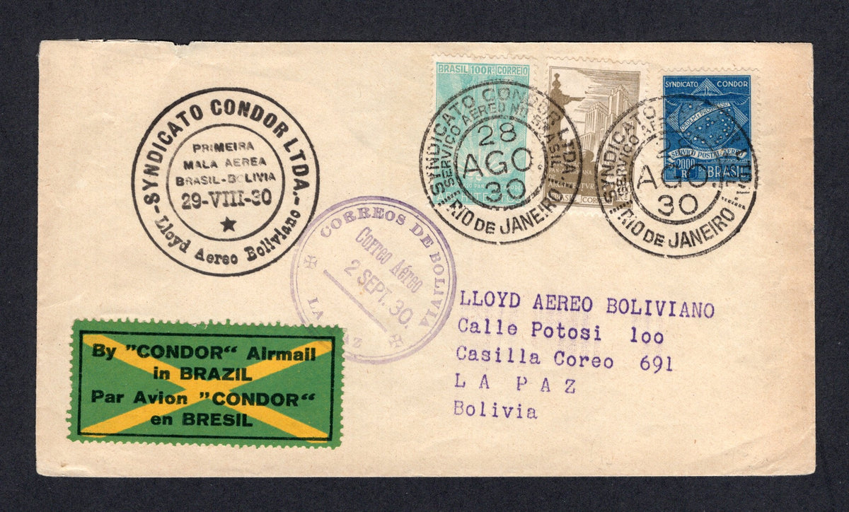 BRAZIL stamps, covers and philately – Latin American Philatelics