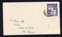 BRITISH GUIANA 1957 TRAVELLING POST OFFICES