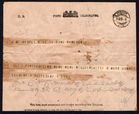 BURMA 1916 TELEGRAM