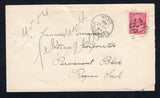 CANADA - 1909 - CANCELLATION: Cover franked with single 1903 2c rose carmine EVII issue (SG 176) tied by dumb 'Bars' cancel with LUMSDEN SASK cds alongside. Addressed to REGINA with arrival cds on reverse.  (CAN/18384)