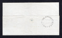 CEYLON - 1847 - PRESTAMP: Stampless cover from COLOMBO to KANDY with manuscript 'Paid' on front and fine COLOMBO POST PAID cds on reverse.  (CEY/18557)