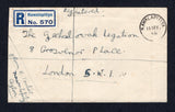 CEYLON 1946 REGISTRATION & CANCELLATION