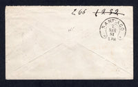 CHILE 1881 POSTAL STATIONERY & CANCELLATION