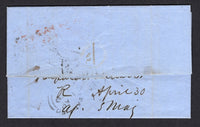 CHILE 1859 BRITISH POST OFFICE