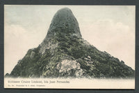 CHILE - Circa 1910 - ISLA JUAN FERNANDEZ & POSTCARD: Coloured PPC 'Robinson Cruzoe Lookout, Isla Juan Fernandez' showing the hill top on the island. Printed by J Allan, Valparaiso. Fine unused  (CHI/29355)