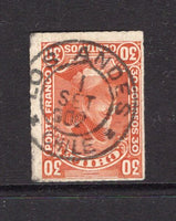 CHILE - 1900 - CANCELLATION: 30c orange red 'Cabezone' issue used with fine strike of LOS ANDES cds dated 1 SEP 1902. (SG 80)  (CHI/31780)