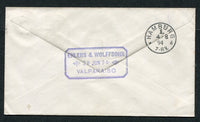 CHILE 1894 POSTAL STATIONERY & REGISTRATION
