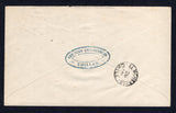 CHILE - 1901 - DESTINATION & CANCELLATION: 5c blue postal stationery envelope (H&G B14) used with light CHILLAN cds's. Addressed to MEMBRILLO with fine strike of EL MEMBRILLO arrival cds on reverse. A scarce small postal agency marking.  (CHI/32196)