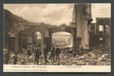 CHILE - 1906 - EARTHQUAKE & POSTCARD: Sepia PPC 'No. 26 Valparaiso despues del terremoto - Club de Setiembre' showing people in the ruins of the destroyed buildings. Fine unused.  (CHI/33898)