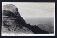 CHILE - Circa 1920 - ISLA JUAN FERNANDEZ & POSTCARD: Black & white photographic PPC 'Isla de Juan Fernandez (Chile)' showing view out to sea from the top of the Island. Fine unused.  (CHI/37327)