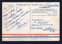 CHILE 1935 AIRMAIL & CHRISTMAS GREETINGS CARD