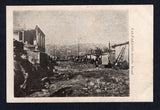 CHILE - 1906 - EARTHQUAKE & POSTCARD: Black & white PPC 'VALPARAISO - Avenida Brasil' showing street scene with destroyed buildings. Fine unused.  (CHI/41546)