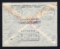 COLOMBIAN AIRMAILS 1950 AVIANCA - CANCELLATION
