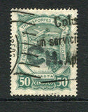 COLOMBIAN AIRMAILS - SCADTA - 1923 - CONSULAR ISSUE: 50c dull green Scadta 'Consular' issue with 'CH.' handstamp in black for use in CHILE. A fine used copy. 2007 Colomphil (Dieter Bortfeldt) certificate accompanies. (SG 49H)  (COL/31905)