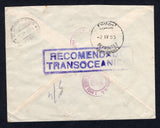COLOMBIAN AIRMAIL - AVIANCA 1953 DESTINATION